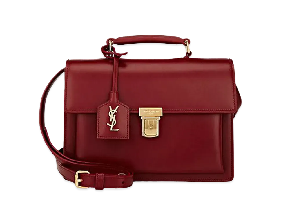 Saint Laurent Highschool Leather 2WAY Bag "Red"