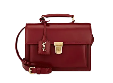 Saint Laurent Highschool Leather 2WAY Bag "Red"