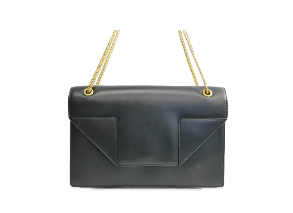 Saint Laurent Betty Leather Shoulder Bag "Black"