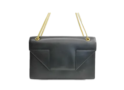 Saint Laurent Betty Leather Shoulder Bag "Black"