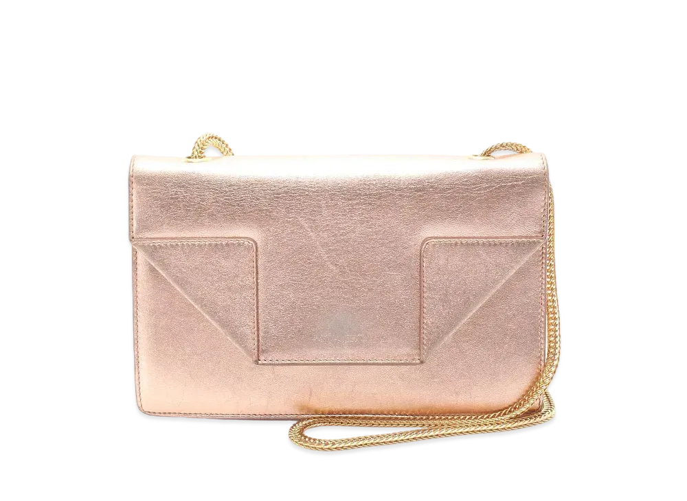 Saint Laurent Betty Leather Shoulder Bag "Pink"