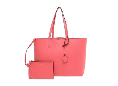 Saint Laurent Shopping Saint Laurent Leather Tote Bag "Pink"