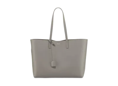 Saint Laurent Shopping Saint Laurent Leather Tote Bag "Gray"