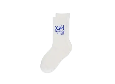 X-Girl New York Rib Socks "White"