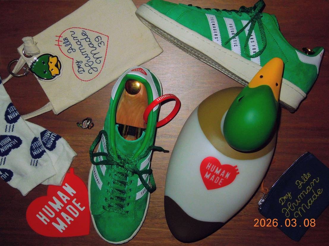 HUMAN MADE × adidas⁡
⁡CAMPUS⁡
⁡"GREEN"
