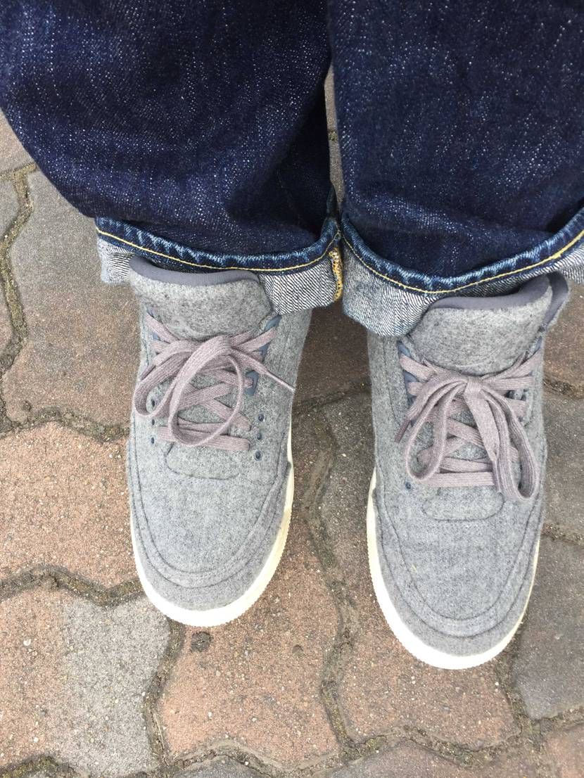 今日は少し肌寒いですね。
秋冬大活躍のAJ3ウールを引っ張り出しました。
ア