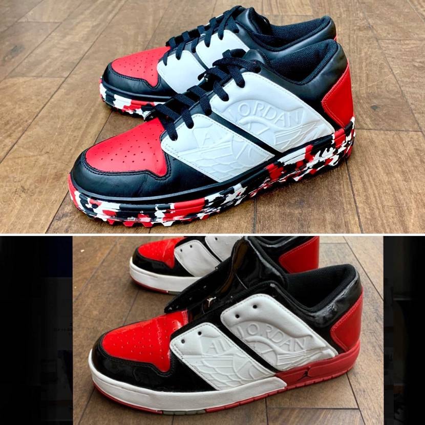 ニューレトロ✖️ビブラム　ラギットソール
カスタムして履き