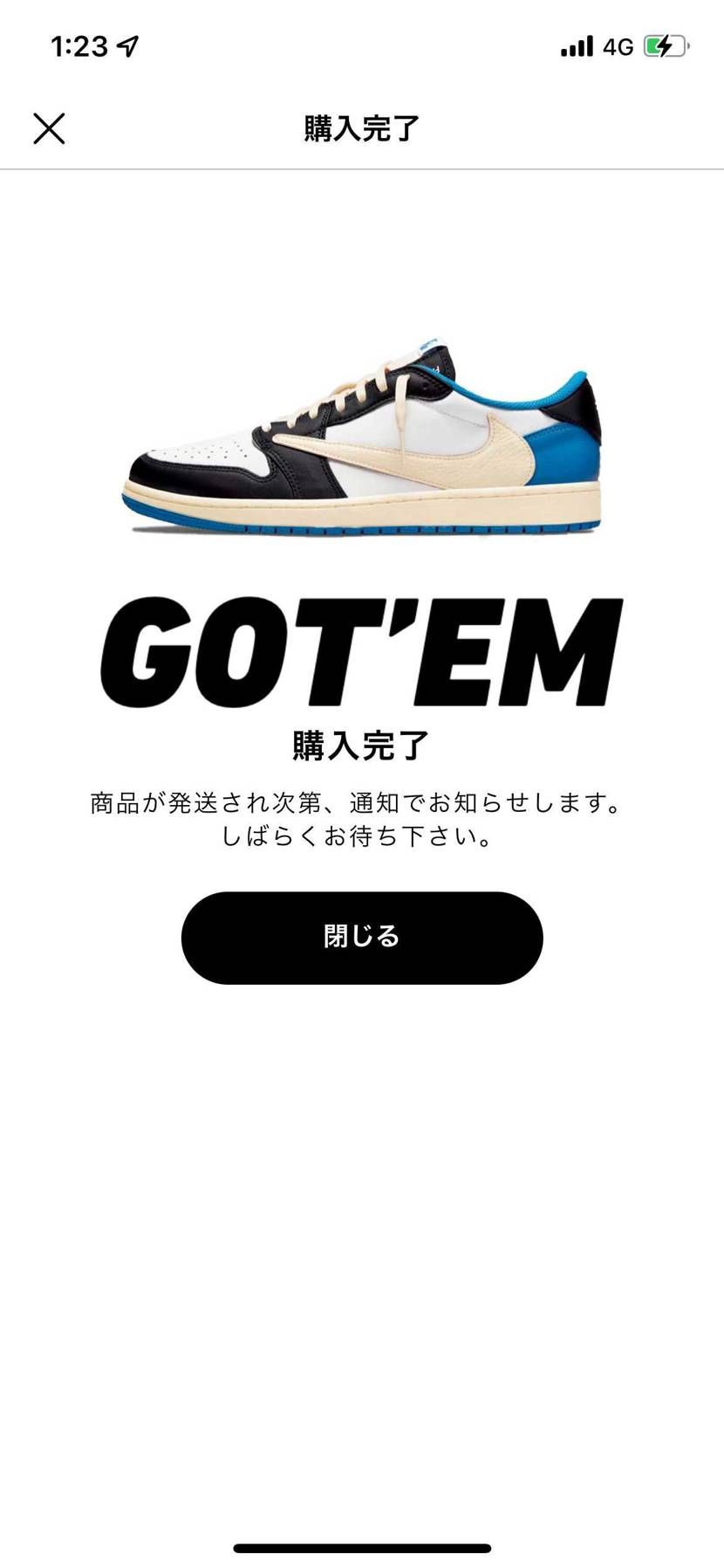 念願の