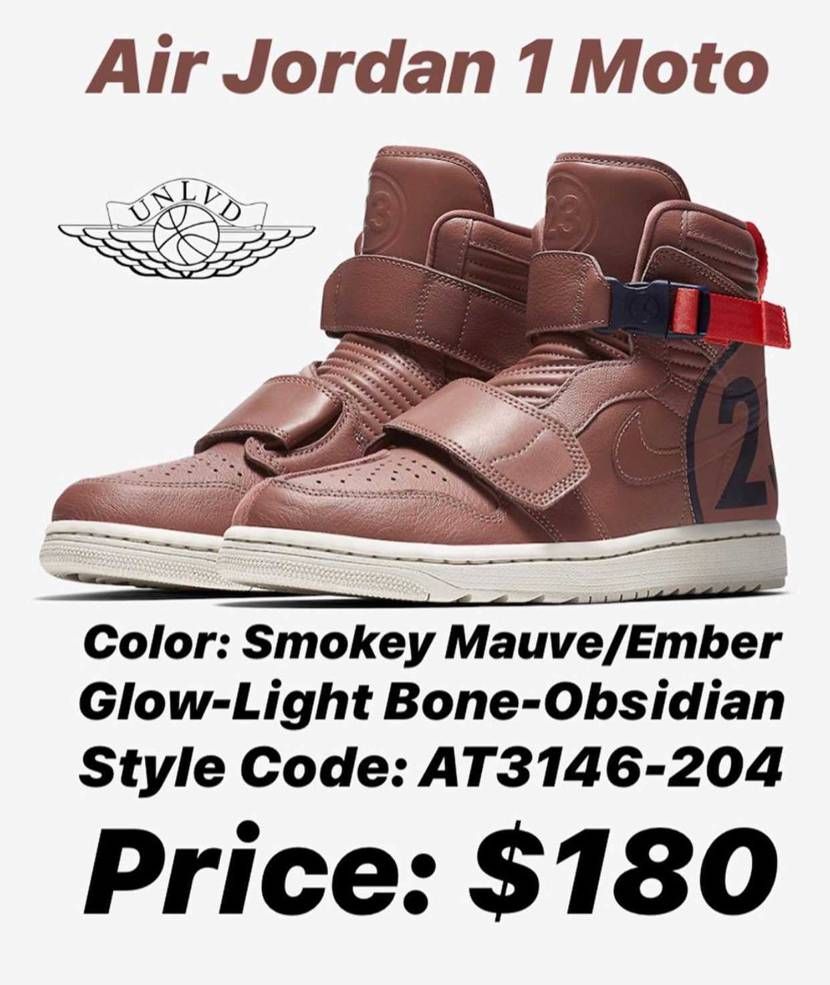 Ai Jordan1 Moto 180＄(なんとバイク乗りのための!!!)
バ