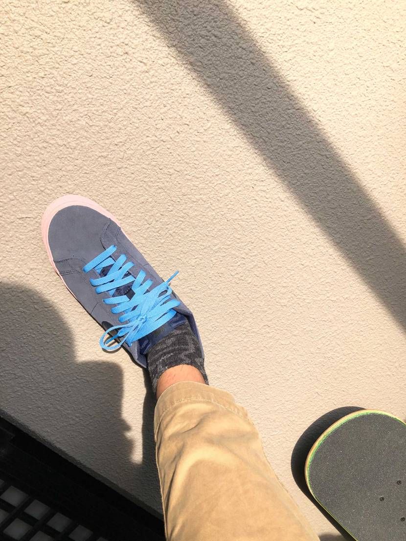 シューレース水色にしたらちょーいい感じ♪

NIKE SB blazer z