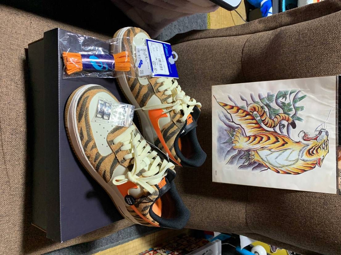 ナイキAF1LOW 07’ PRMダクタリ😊来年は虎年なので買いました。色合いが