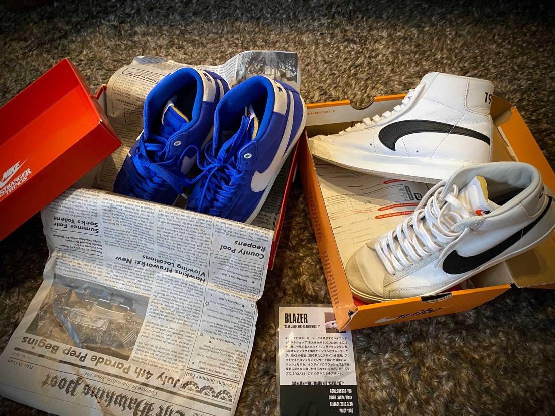 ダンクばっかり集めてきましたが最近ブレーザー履いたらどハマりしてしまいました👟　