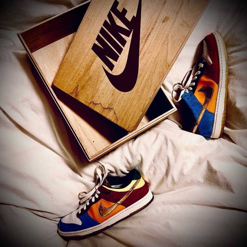 ご当地ダンク福岡　通称山笠です👟✨　パテント素材で経年劣化は見られますがまだまだ