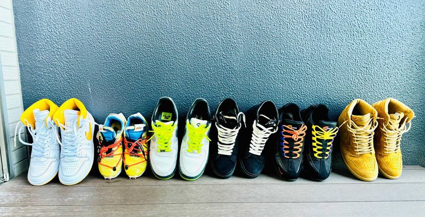 おはようございます!
この1週間お世話になったものたち&妻が履き潰してるヴェイ