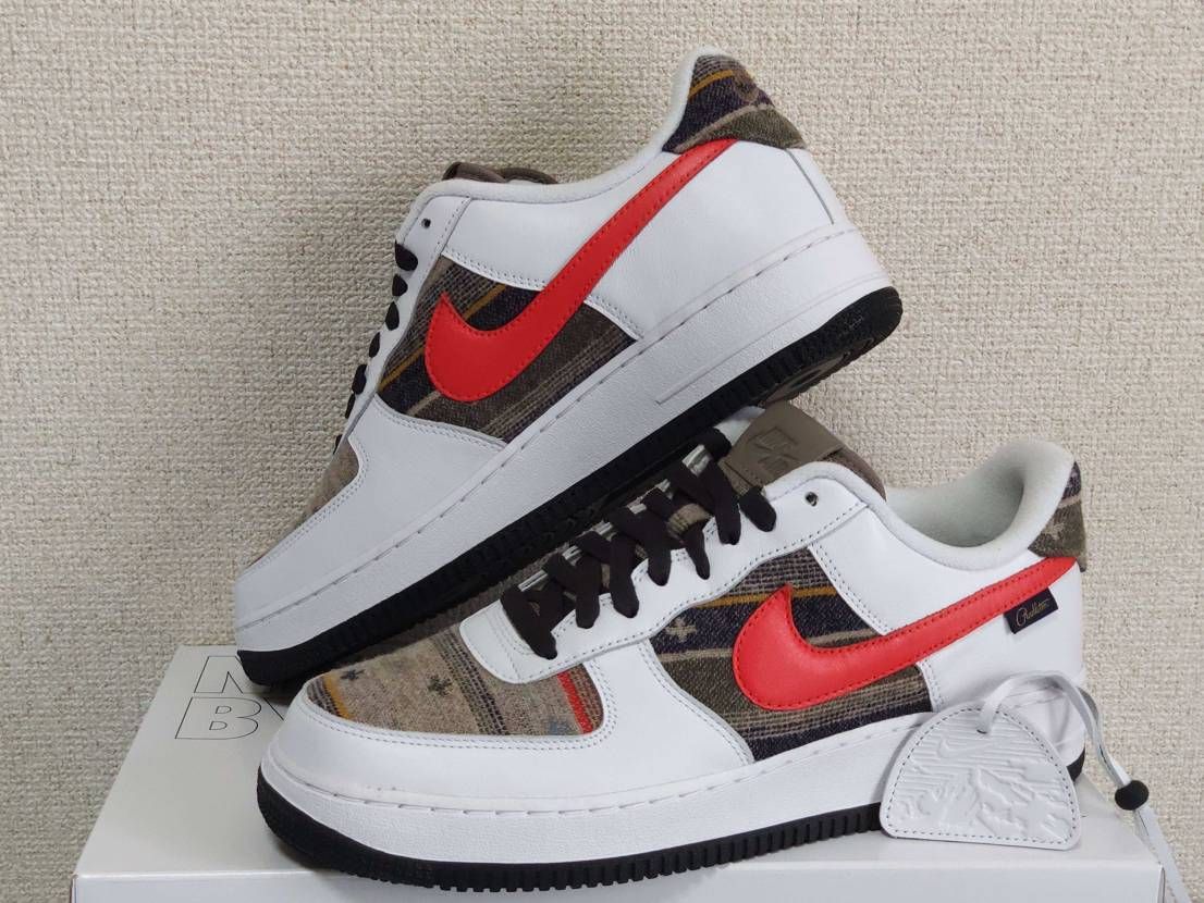 待ちに待ったAF1ペンドルトン！
無難ちゃあ無難だけどデザイン良き良き（自画自賛