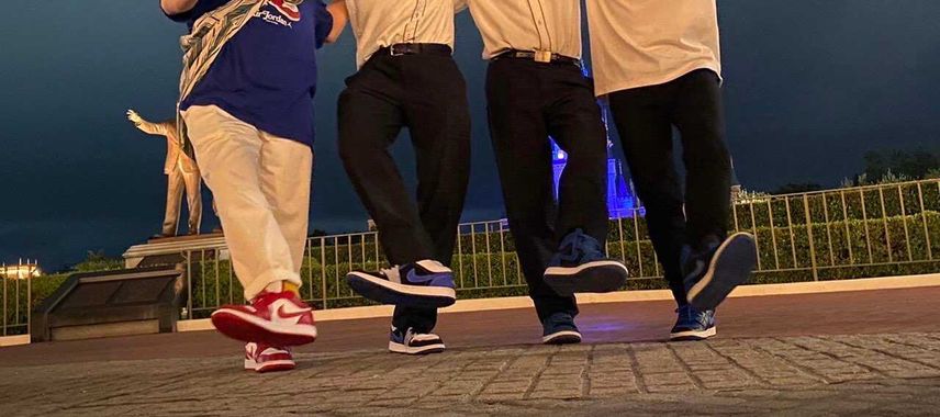 高校の修学旅行みんなでAJ1履いていきましたーみんな違ってみんないい