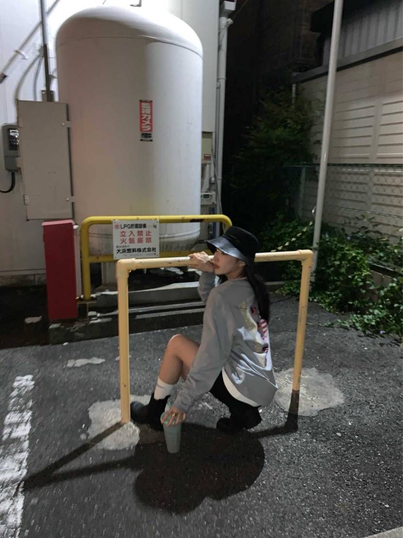 お気に入りのロンT🥇
バイカーショーツ今年は履けないな。😪