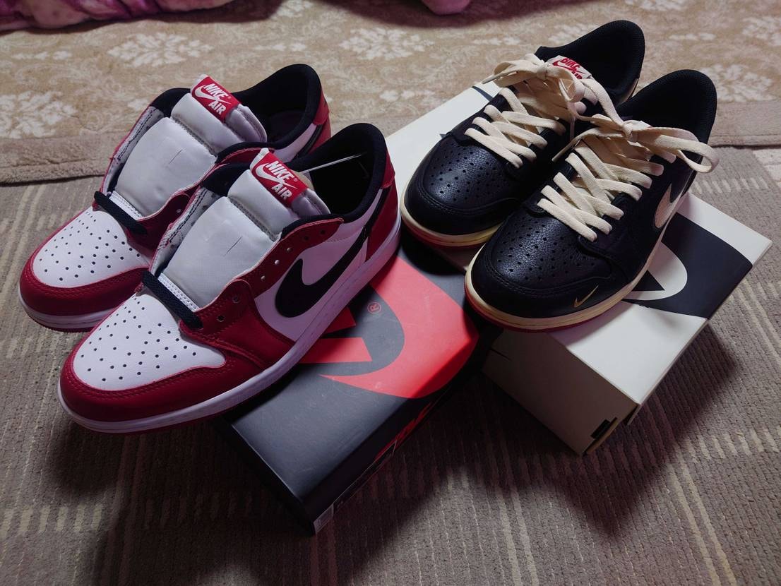 何となく見たSNKRSでリス祭り、どちらも買うチャンスを逃していたので定価で手に