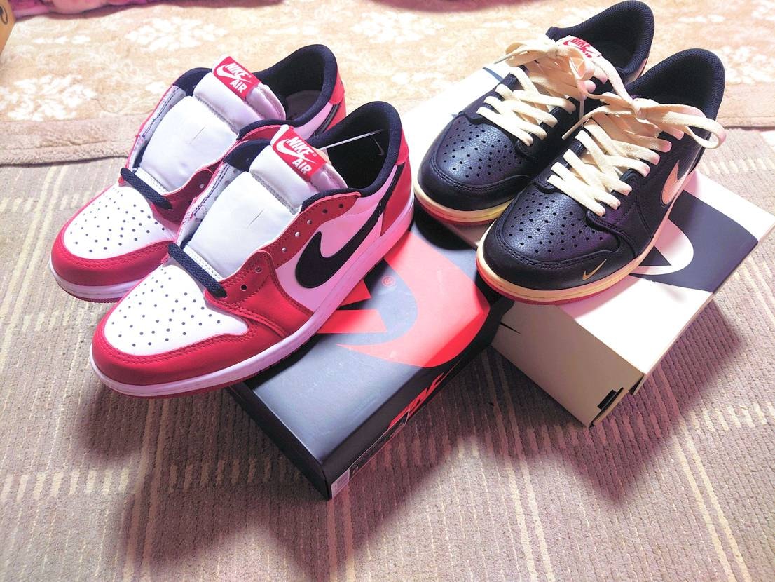 何となく見たSNKRSでリス祭り、どちらも買うチャンスを逃していたので定価で手に