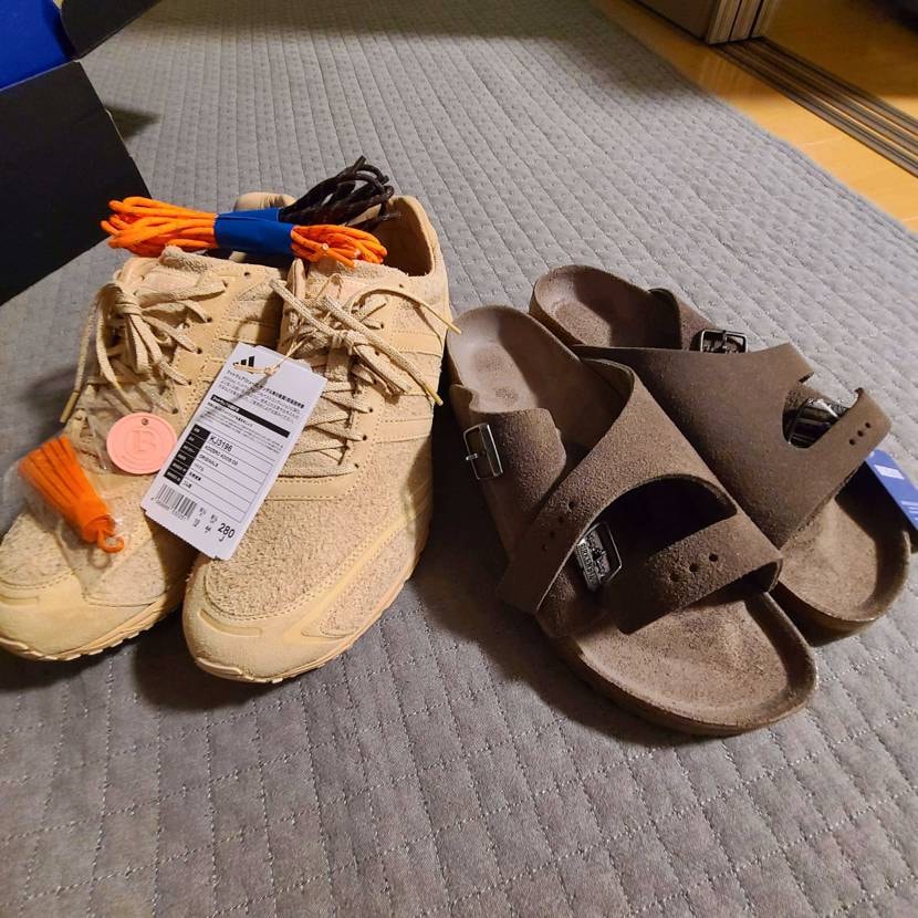 ADIOS OGとビルケン買った
