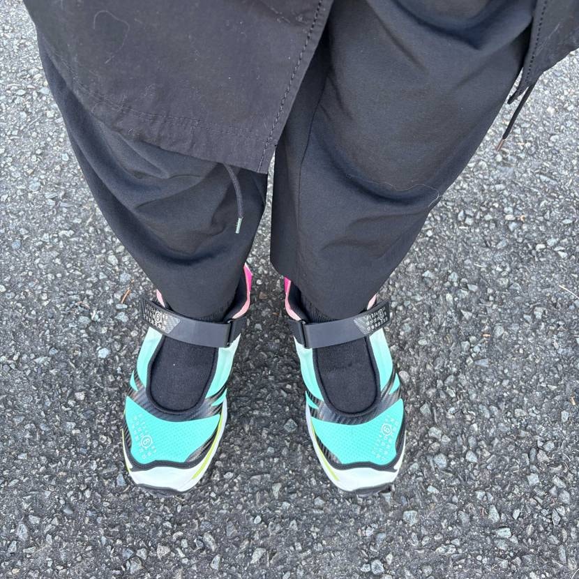 寒かったけど我慢できず初おろし。
SALOMONのグリップ