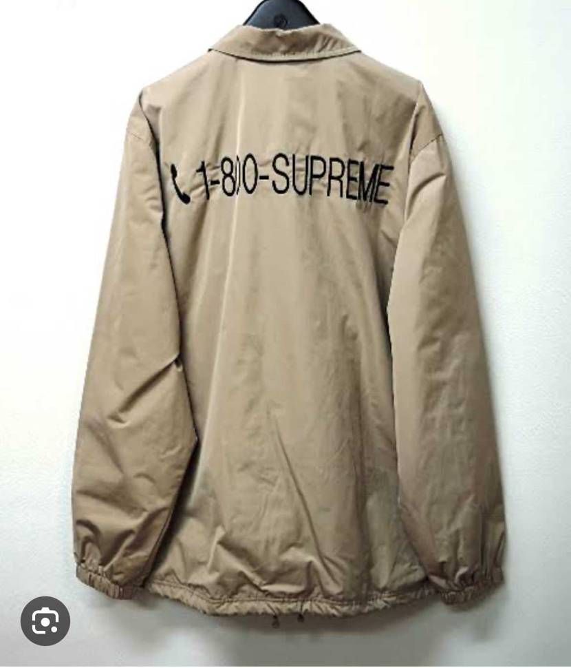 supreme  1-800 コーチジャケット Tan XL 

探していま