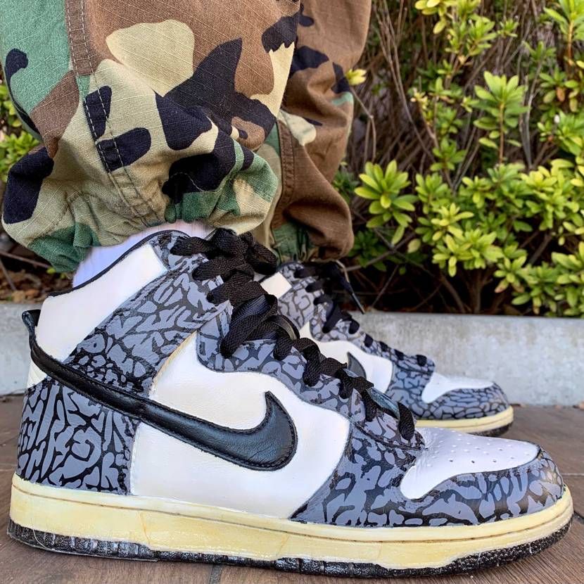 #nikedunk #ダンク
象柄にカモフラ柄という凄い事になってますが、お気