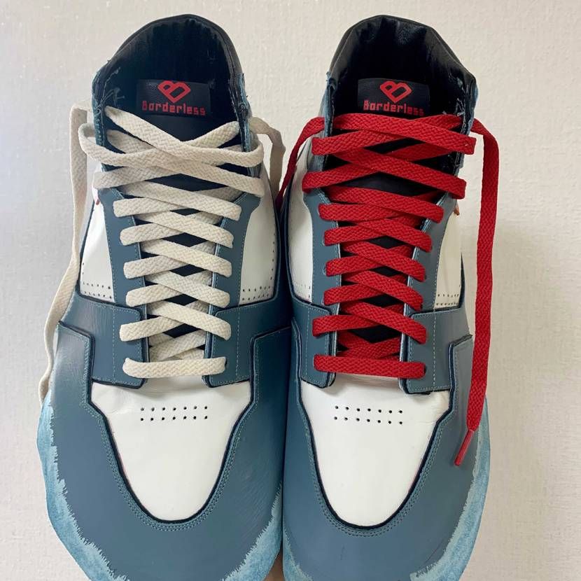 これからラスティングなのですが、シューレースを試しにセットしてみました☺️✨
