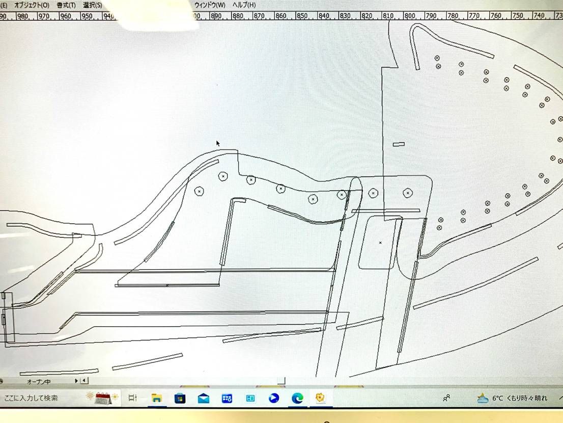 ※画面は開発中のものです。
頭の中にあるイメージを実物にするために、型紙に出力