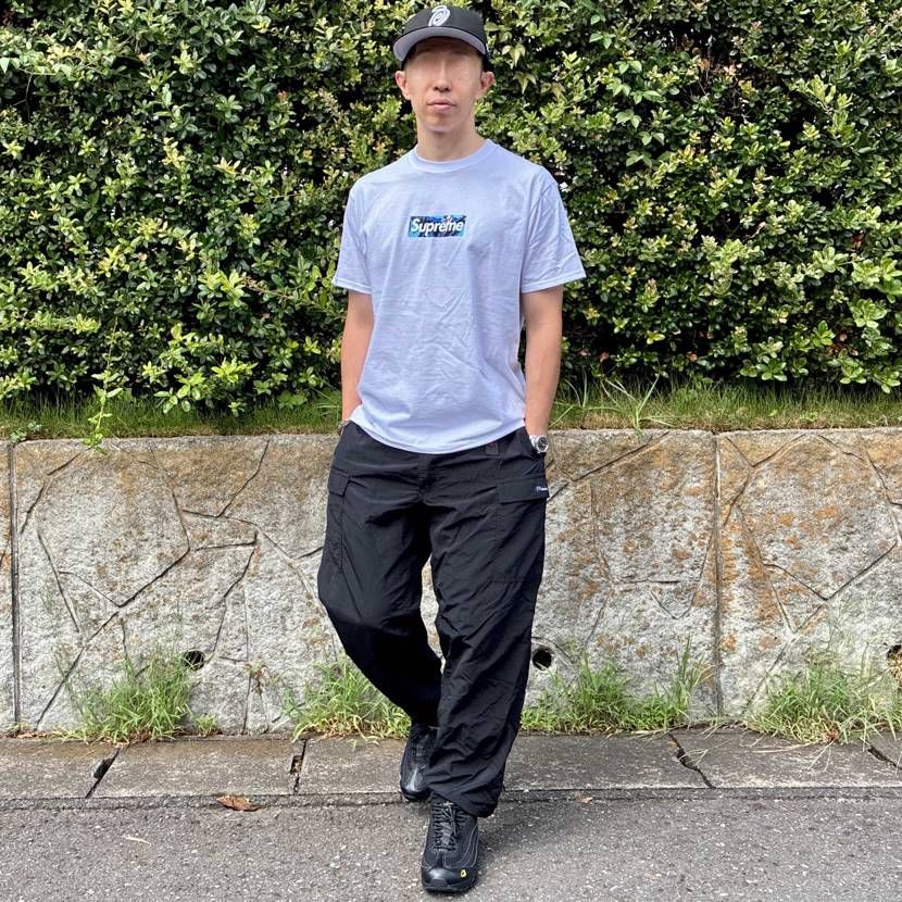 Slawnのbatpreme Tシャツの着画です😊背中の「This really