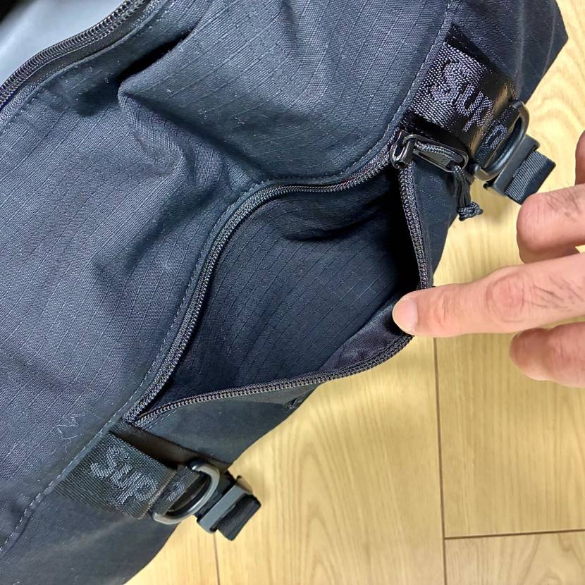 参考までにユーティリティバッグの着画です😌173cm62kg