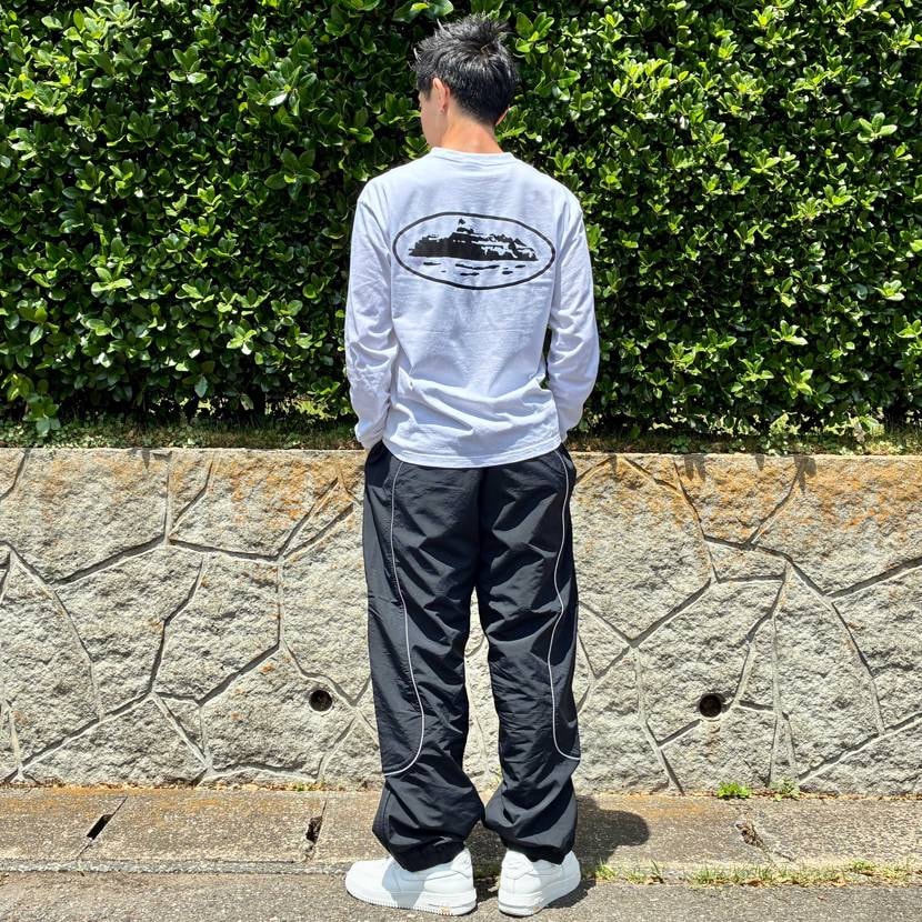 昨日のポップアップでゲットした #corteiz のナイロンパンツを早速おろしま