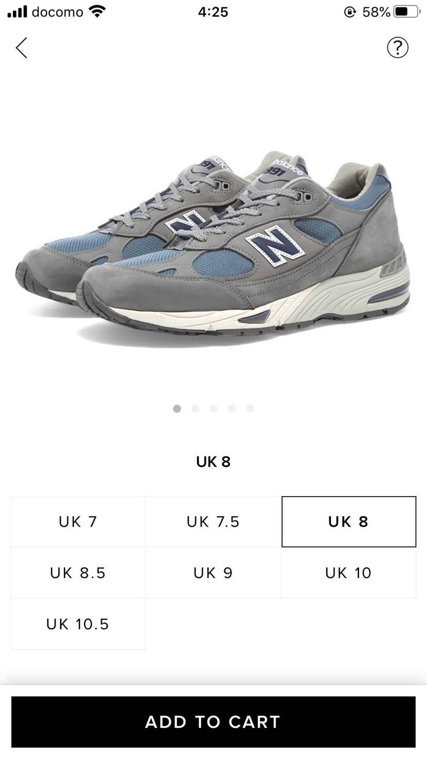 991のグレーがいつの間にか在庫増えていたので購入しといた。