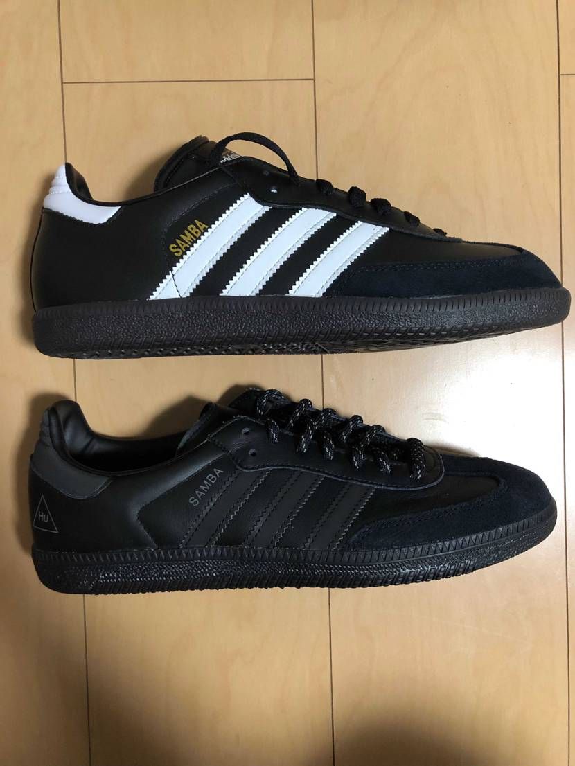 クローゼットの奥から新品状態のsambaを2足発見。
①O