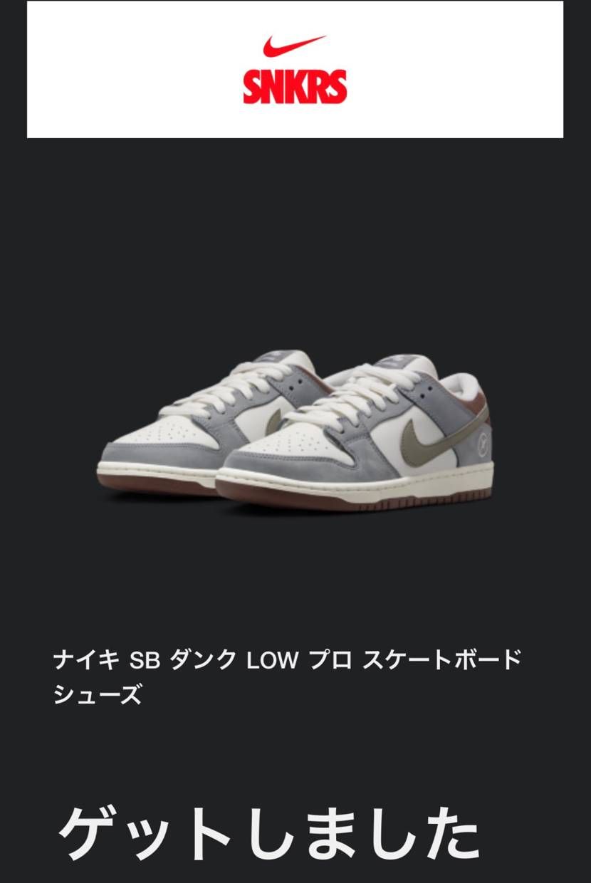 FTCからのsnkrs2足目GOTEM^_^