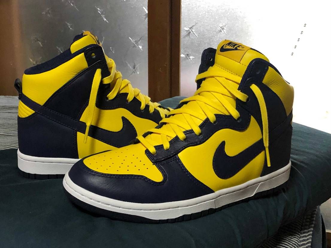 スリッポン仕様のNike×sacaiのdunkミシガンのカスタムが完全に仕上がり