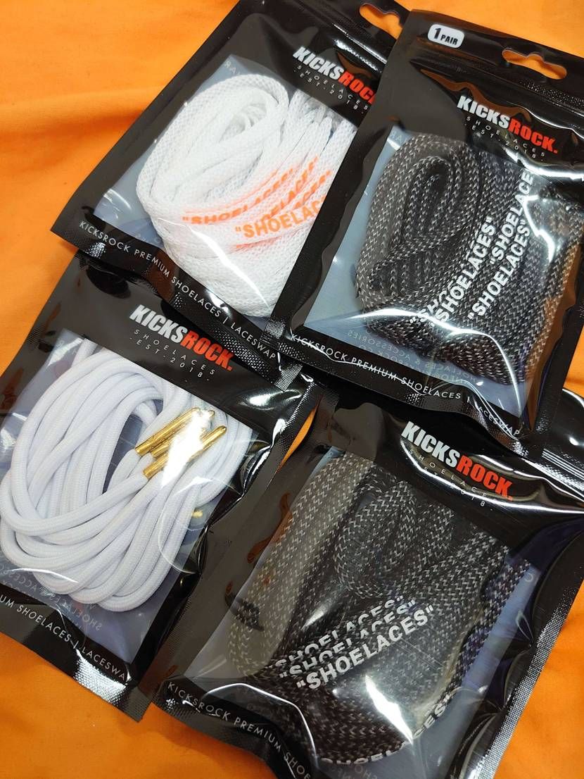 先日発売になったKICKS ROCKさんの MESH SHOELACESのBLA