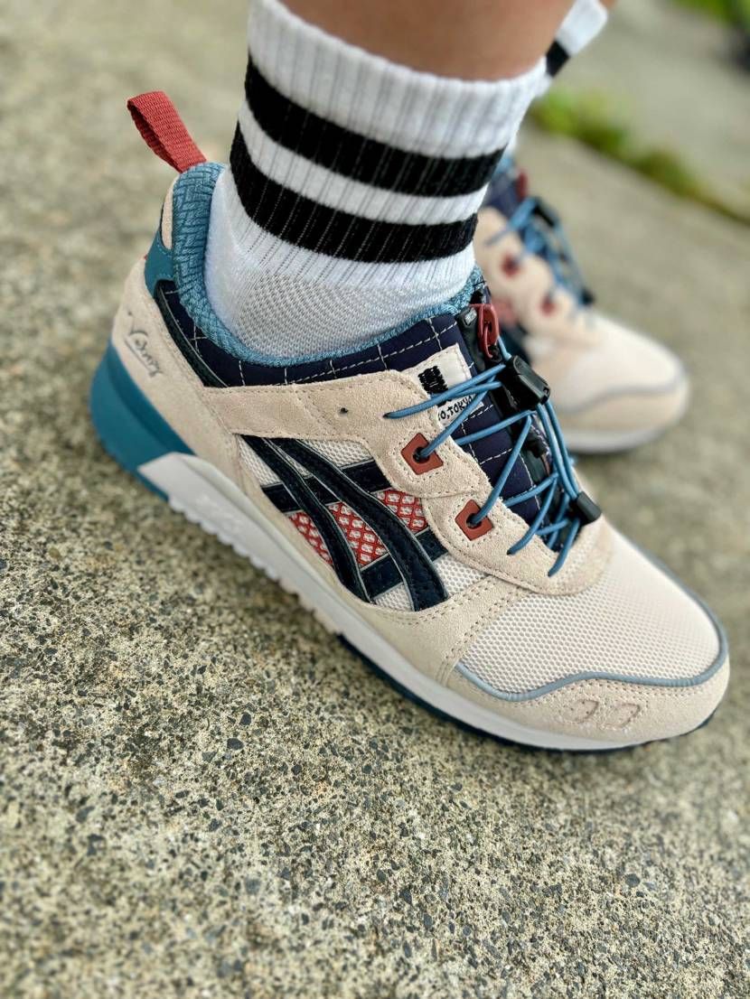 オンラインで無事確保したKEBOZ mita Gel-LyteⅢ
台東区から着