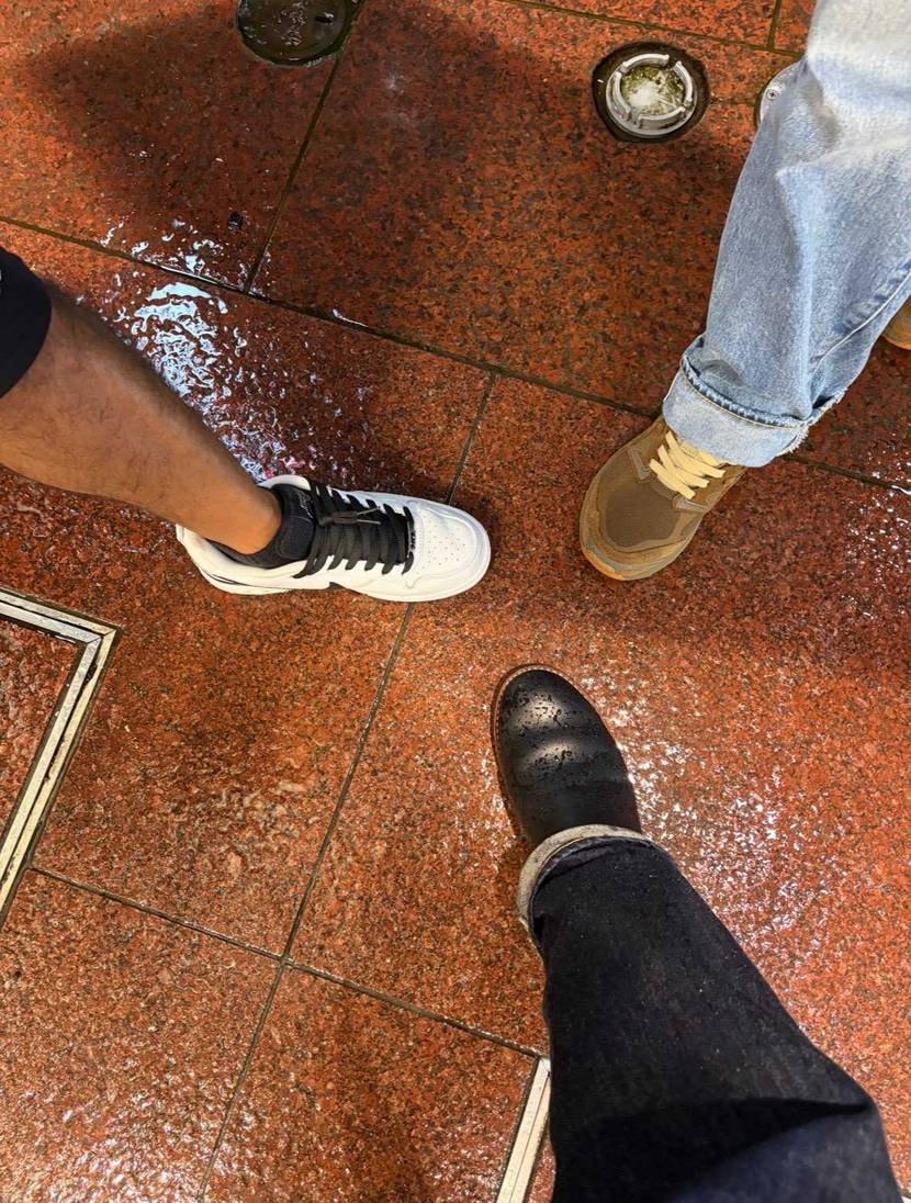 雨模様だったのでエンジニア履いて東京へ🧖‍♂️♨️🗼

