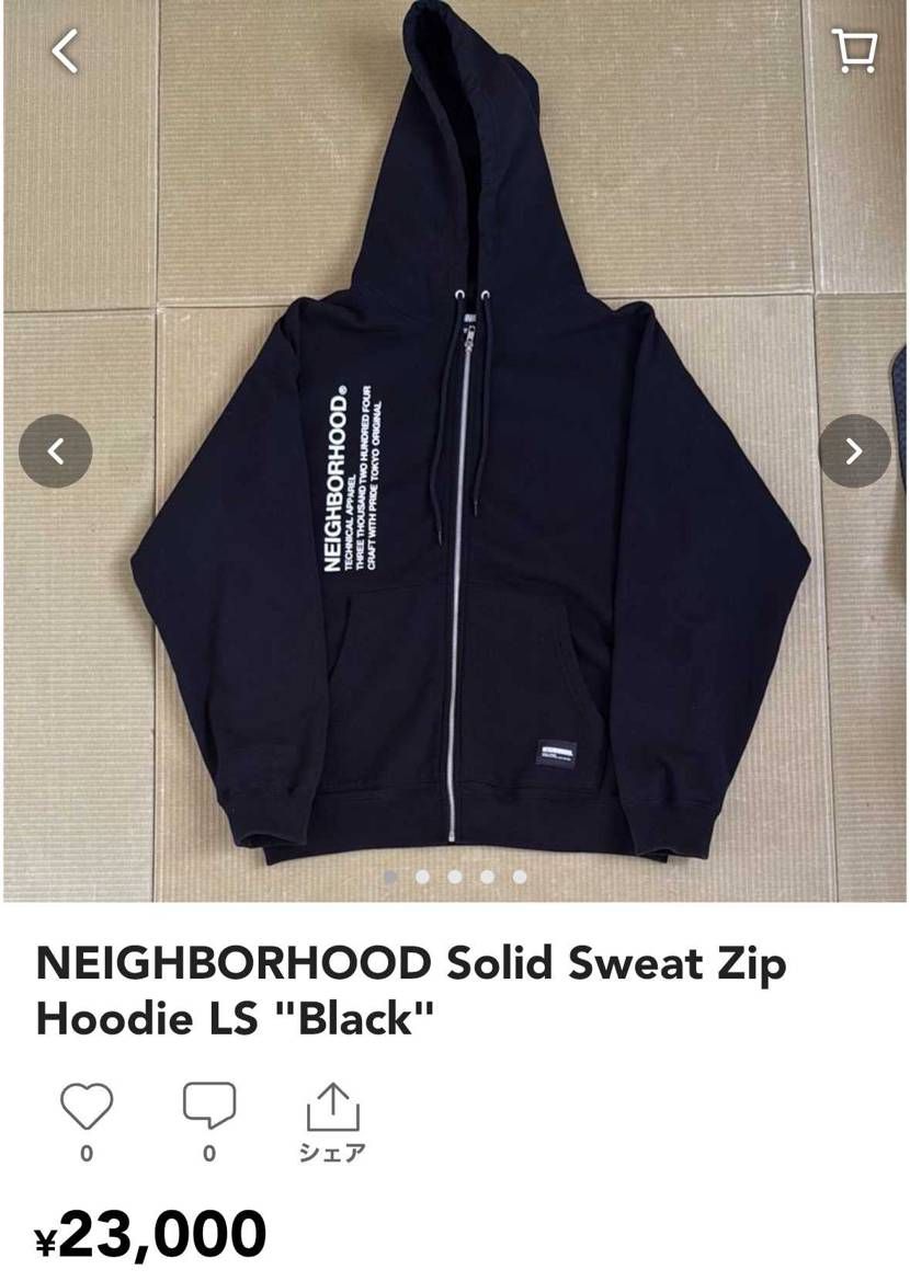neighborhoodのzip up hoodie出品してます。よろしくお願い