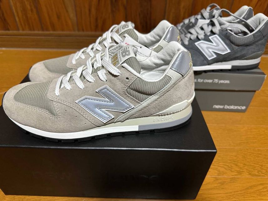 届きました👟
普通のUS996と変わりないだろうと思っていたが、
造形美、