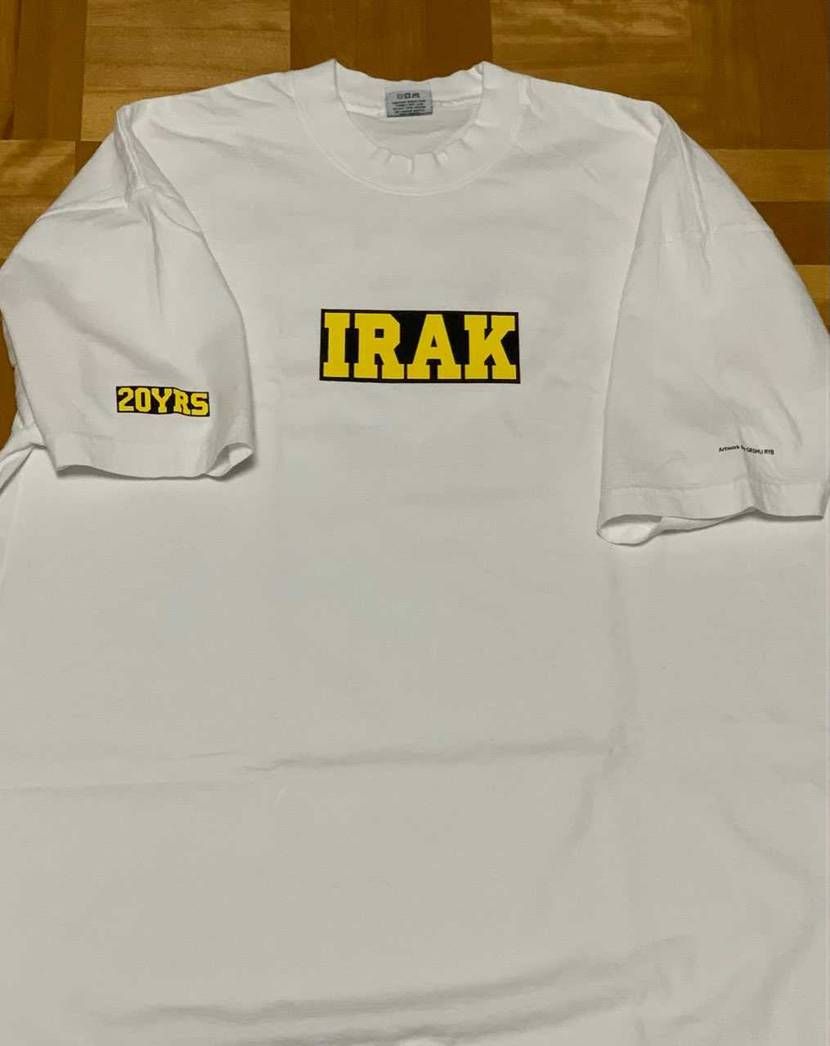 IRAK NYから
9.11追悼20年T、届きました。
うん、そこにあっ