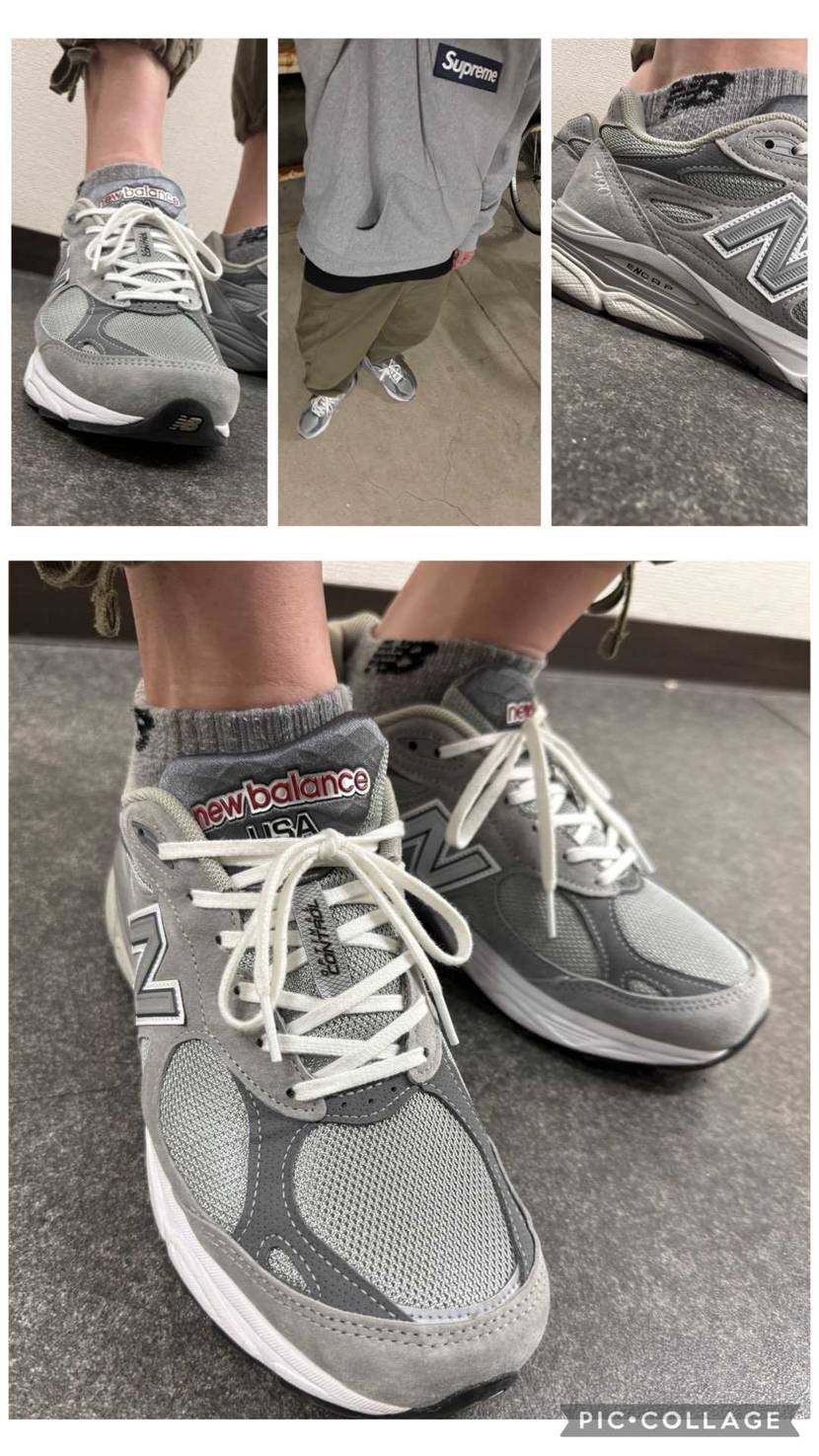 やはり履き味好きな990v3🩶です🙌🏾
最近🛁の調子が悪い