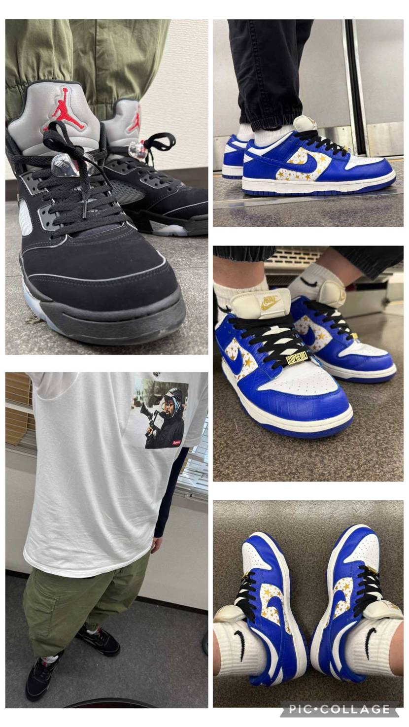 大雨の後の今日は☁️
スエード、ヌバック系の👟を履きたかっ