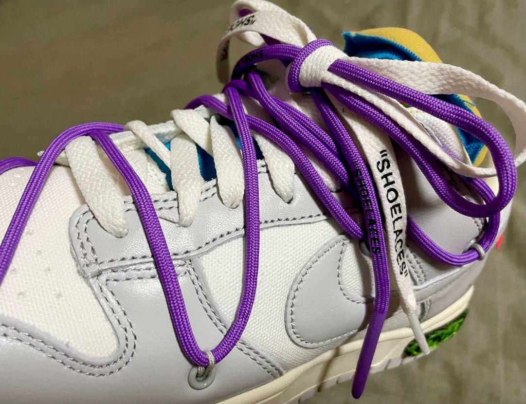 ロット47、シューレースをどう処理するか色々試行錯誤しましたが、結局サカイ同様2