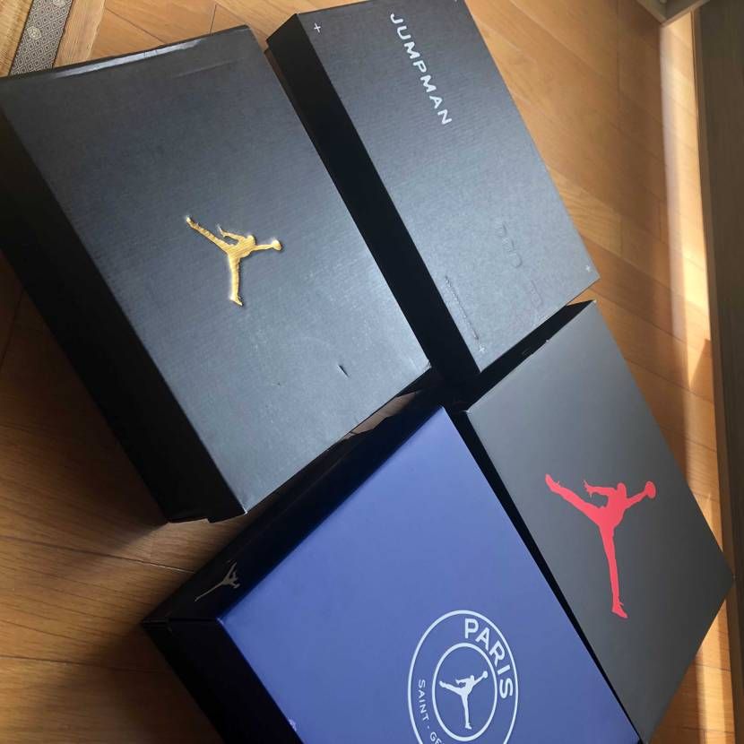 空の靴箱をなんかに使えないかなと思って取ってたのが、だんだんと数増えてきたのでそ