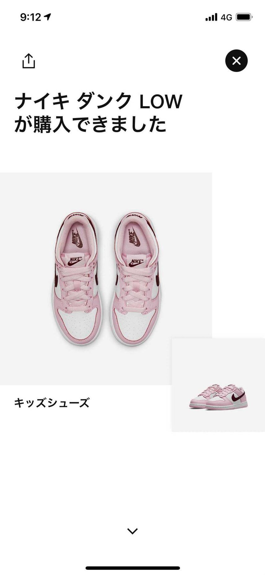 姪っ子の分は買えた!
良かった!
嬉しい!!
NIKEとかadidasのス