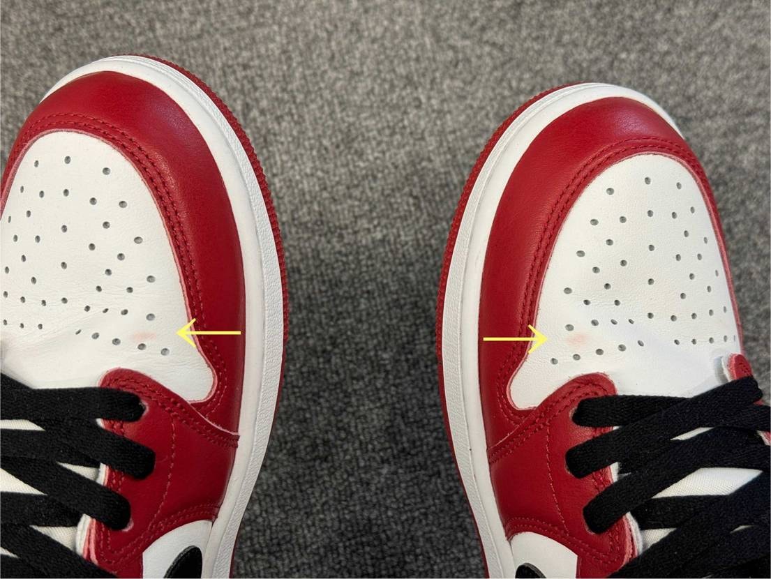 皆さんのシカゴに、写真のようなところに赤がついちゃったりしますか...?
おそ