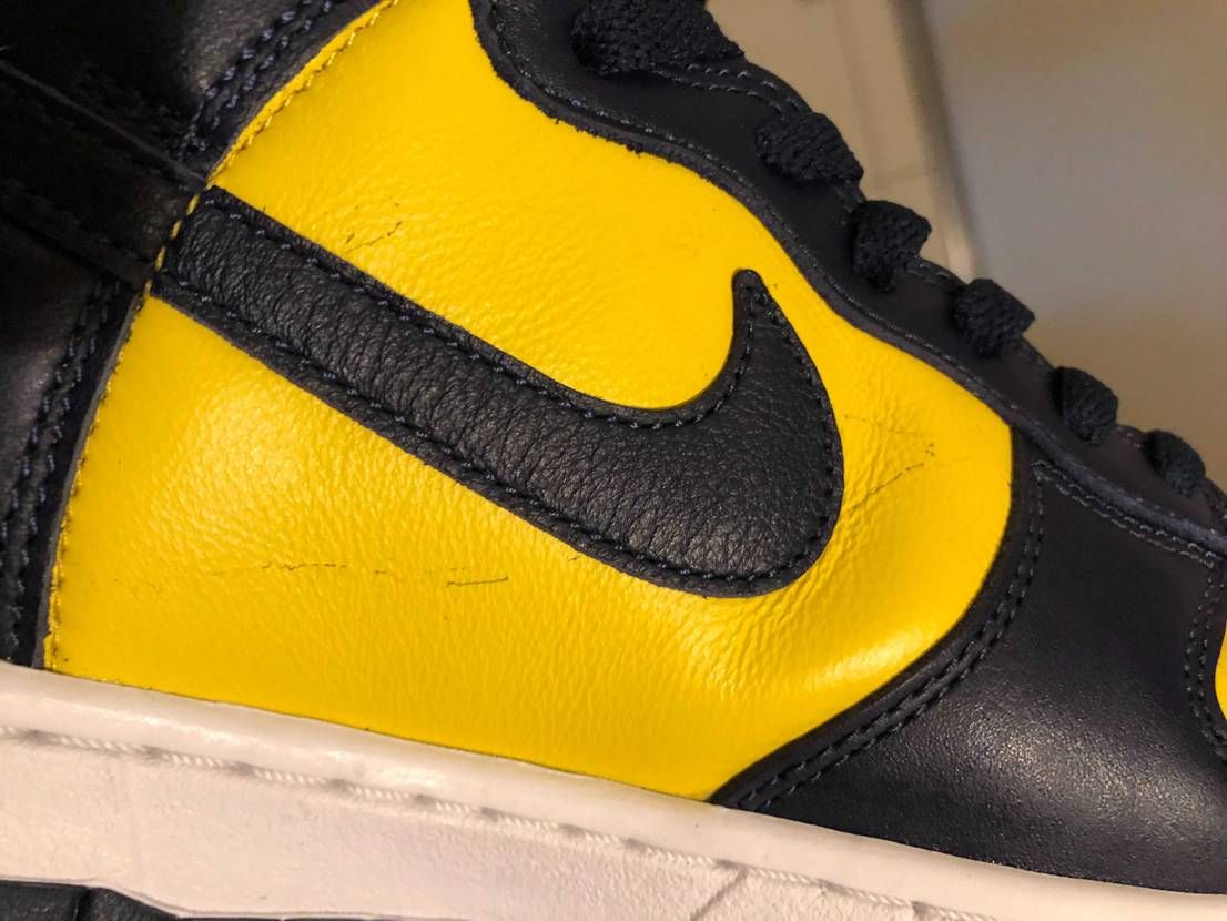 嫁さんとお揃いでミシガンダンク届きました😁

嫁さんのは