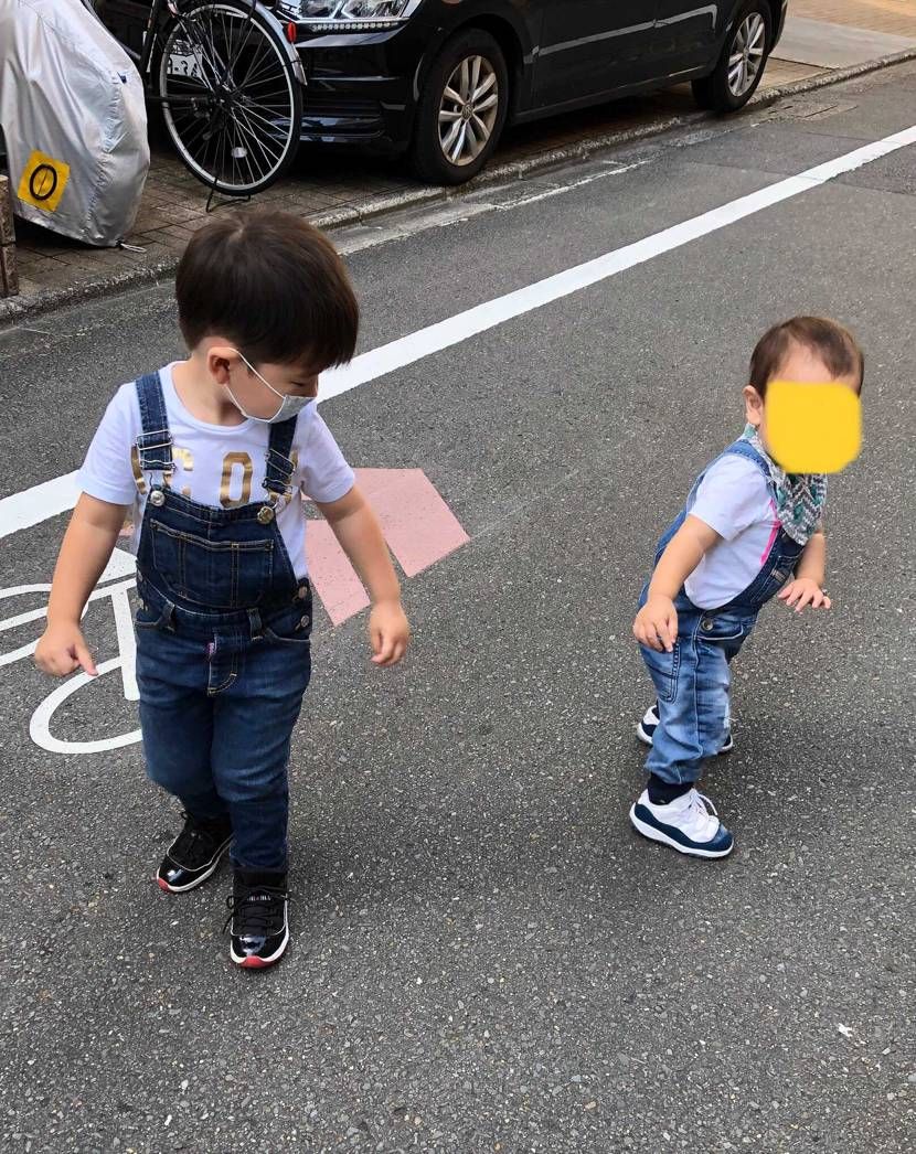 おチビ達にオーバーオール着させてみました😋

私はお気に